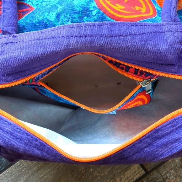 Colorful Patterned Tote Bag - Picture 10 of 11